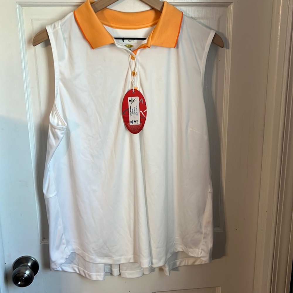 Greg Norman Woman’s Golf Collared Tank
